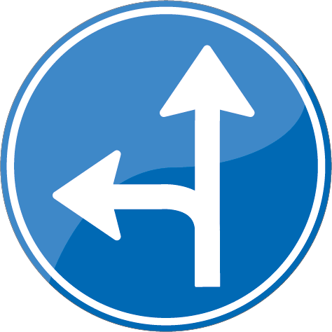 Verkeersbord D06L