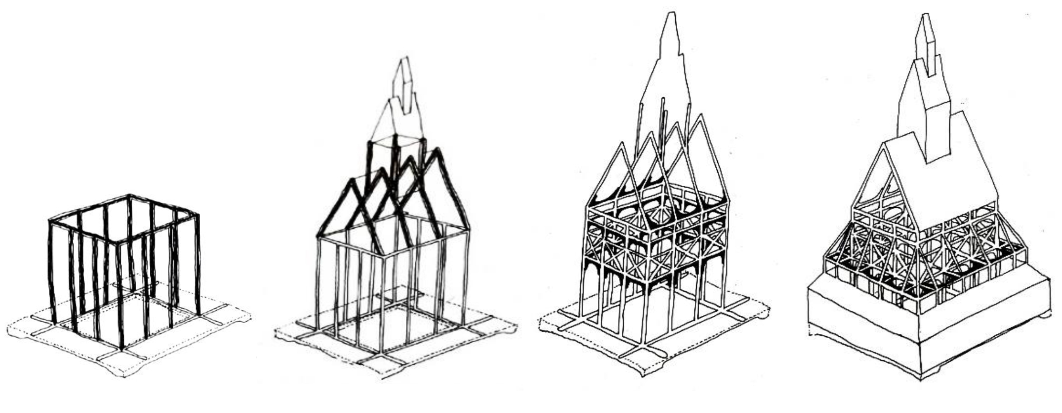 bouwfasen staafkerk borgund type