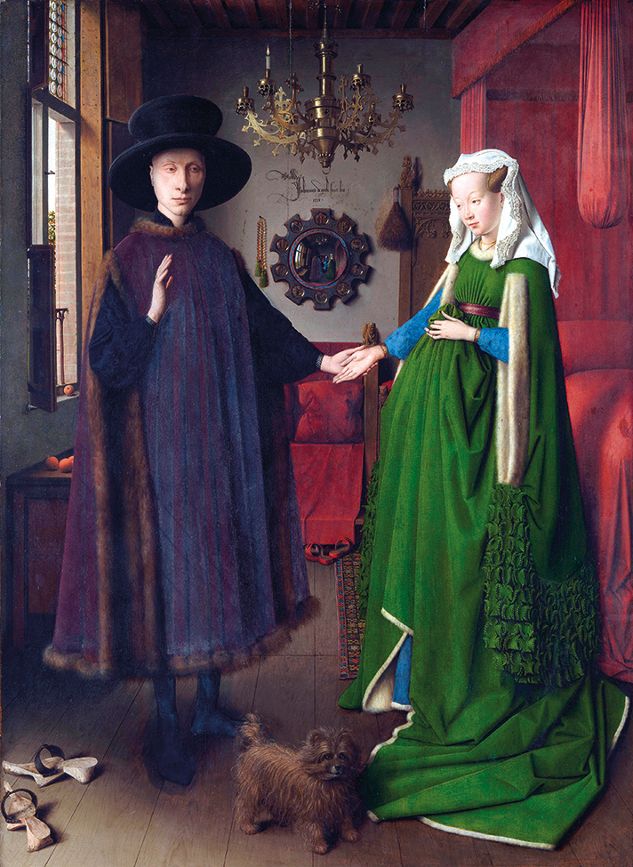 bron: The National Gallery, London ontdekkers hervormers huwelijk arnolfini